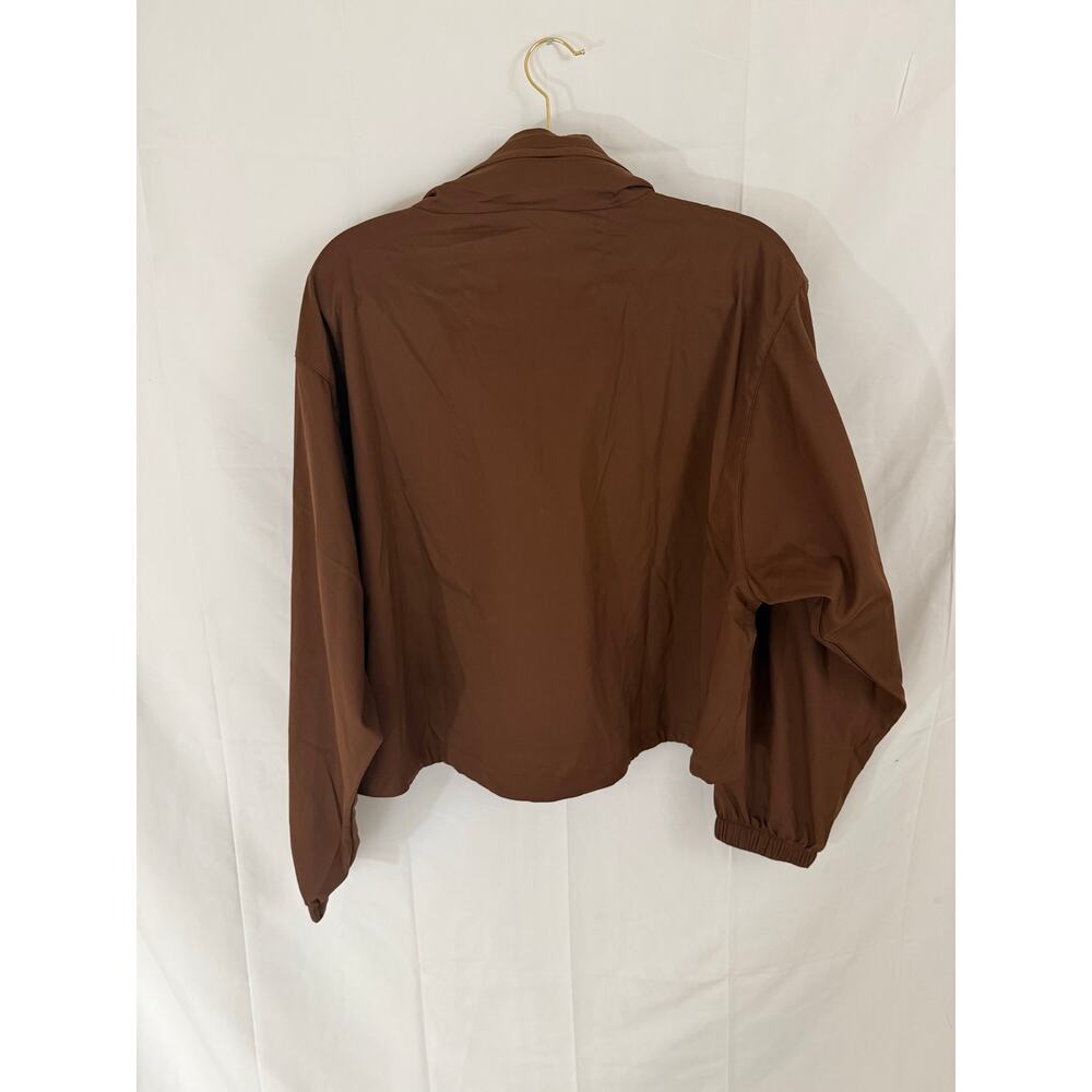 Girlfriend chestnut huddle collective half-zip windbreaker size L - Picture 3 of 5